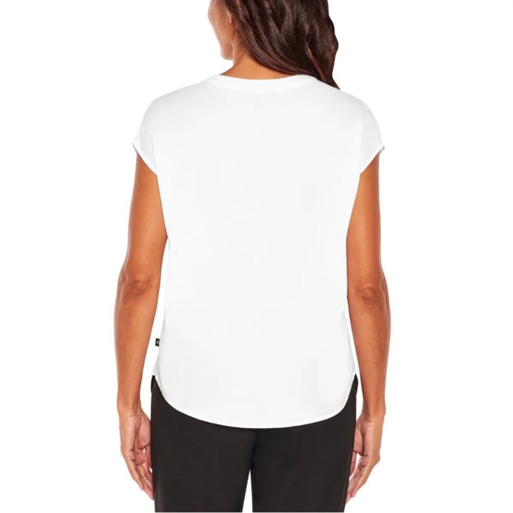 Banana Republic Women's V-Neck Front Pleat Relaxed Fit Blouse Top - Picture 3 of 6